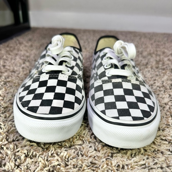 Vans Checkerboard Shoes Womens Size 7.5 Black/White Casual Skate Sneakers - Picture 5 of 10